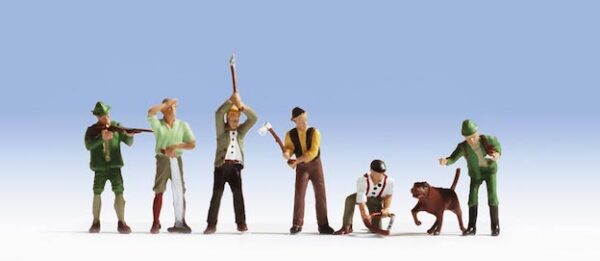 Noch 36060 Hunters & Lumberjacks N Gauge Figures