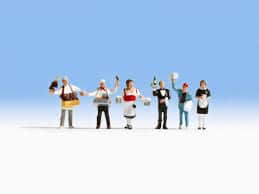 Noch 36070 Service Trades People / Staff N Gauge Figures