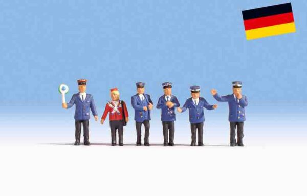 Noch 36265 German Railway Staff N Gauge Figures