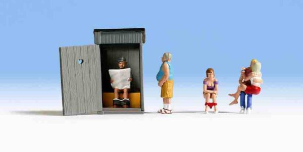 Noch 36560 Toilet Stories N Gauge Figures