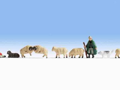 Noch 36750 Shepherd & Sheep N Gauge Figures