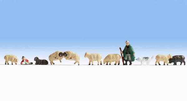 Noch 36750 Shepherd & Sheep N Gauge Figures