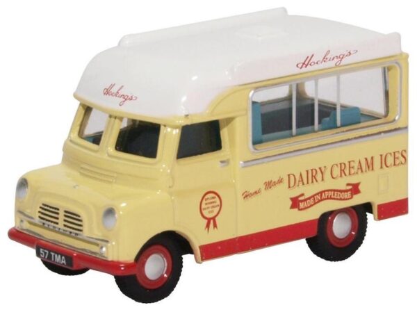Oxford Diecast 76CA030 Bedford Ca Van - Ice Cream Hockings