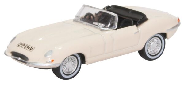 Oxford Diecast 76ETYP013 Jaguar E Type - White