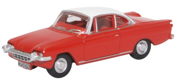 Oxford Diecast 76FCC003 Ford Consul Capri - Monaco Red & White