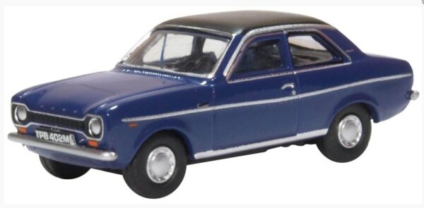 Oxford Diecast 76FE002 Ford Escort MK1 Car - Purple Velvet