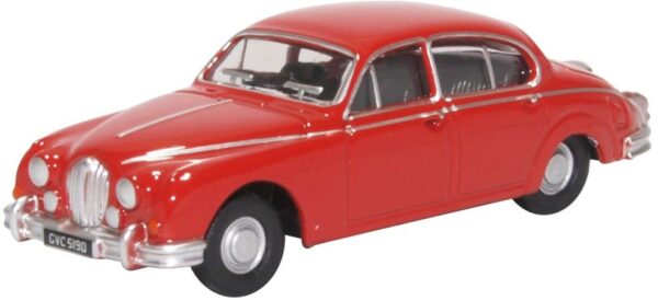Oxford Diecast 76JAG2007 Jaguar MkII Car - Carmen Red