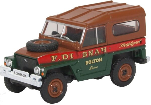 Oxford Diecast 76LRL006 Land Rover Lightweight Hardtop - Fred Dibnah