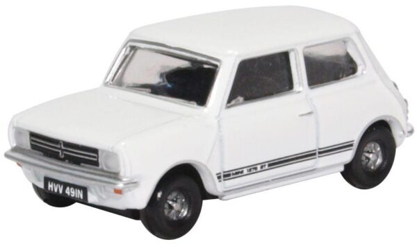 Oxford Diecast 76MINGT005 Mini 1275GT Car - Glacier White