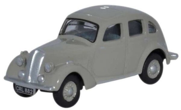 Oxford Diecast 76SFT004 Standard Flying Twelve Car - Grey 1/76 Scale