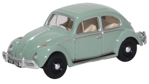Oxford Diecast 76VWB010 VW Beetle Car - Pastel Blue