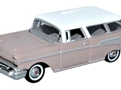 Oxford Diecast 87CN57001 Chevrolet Nomad 1957 Dusk Pearl/Imperial Ivory