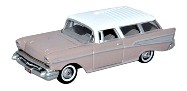 Oxford Diecast 87CN57001 Chevrolet Nomad 1957 Dusk Pearl/Imperial Ivory