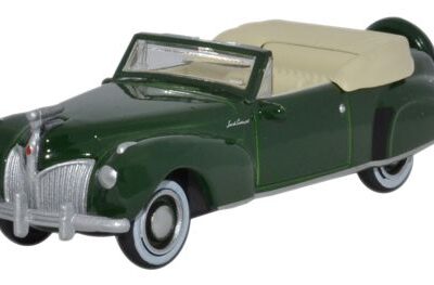 Oxford Diecast 87LC41002 Lincoln Continental 1941 Spode Green 1/87 Scale