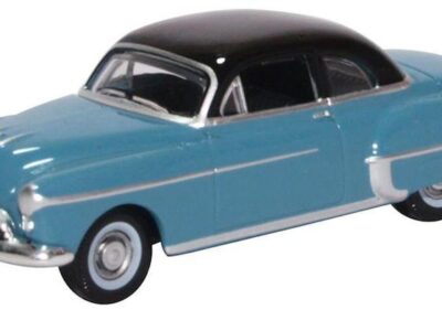 Oxford Diecast 87OR50002 Oldsmobile Rocket 88 Coupe 1950 - Crest Blue/Black 1/87 Scale