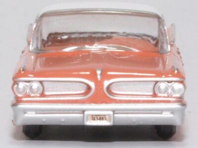 Oxford Diecast 87PB59002 Pontic Bonneville Coupe 1959 - Sunrise Coral 1/87 Scale
