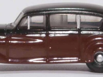 Oxford Diecast NAP004 Austin Princess Car - (Late) Black / Royal Claret