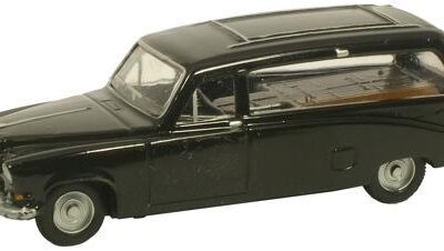 Oxford Diecast NDS002 Daimler DS420 Limo Hearse - Black N Scale