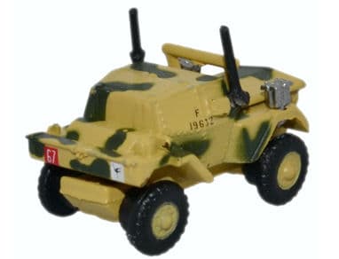 Oxford Diecast NDSC001 Daimler Dingo 23rd Armoured Brigade N Scale