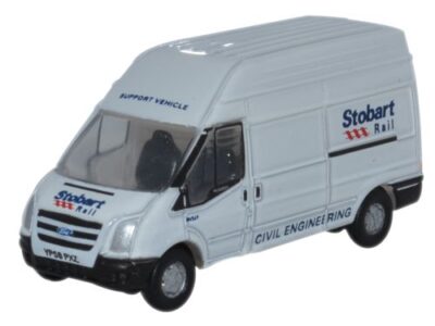 Oxford Diecast NFT010 Ford Transit LWB - Eddie Stobart Rail N Scale