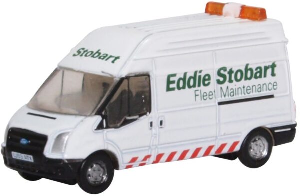 Oxford Diecast NFT021 Ford Transit Mk5 Van - Stobart Fleet Maintenance N Scale