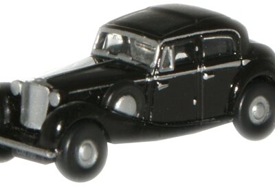 Oxford Diecast NJSS002 SS Jaguar 2.5 Litre Saloon - Black N Scale