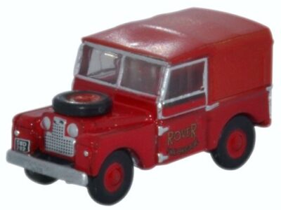 Oxford Diecast NLAN188010 Land Rover S1 - Rover Fire Brigade N Scale