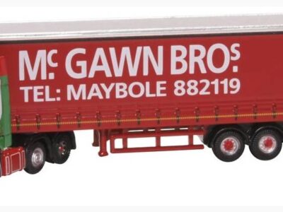 Oxford Diecast NMB007 Mercedes Actros Curtainside - McGawn Brothers