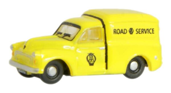 Oxford Diecast NMM016 Morris Minor Van - AA Road Service N Scale