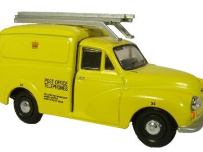 Oxford Diecast NMM018 Morris Minor Van - Post Office Telephones Yellow N Scale