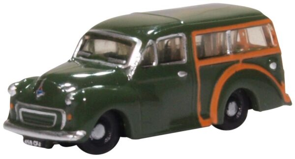 Oxford Diecast NMMT008 Morris Traveller - Almond Green (Dot Cotton) N Scale