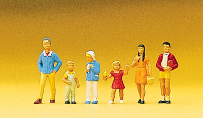 Preiser 10023 Children (6) HO Gauge Figures