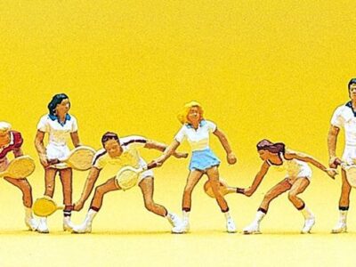 Preiser 10078 Tennis Players Figure Set HO Gauge Figures
