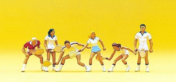 Preiser 10078 Tennis Players Figure Set HO Gauge Figures