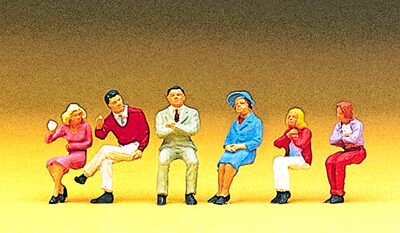 Preiser 10096 Seated Persons HO Gauge Figures