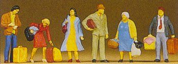 Preiser 10114 Waiting Passengers HO Gauge Figures