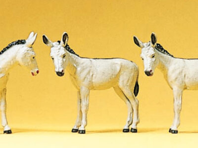 Preiser 10151 Donkeys HO Gauge Figures