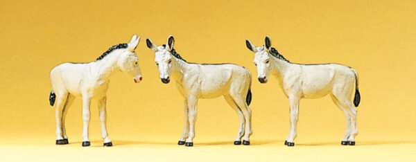 Preiser 10151 Donkeys HO Gauge Figures