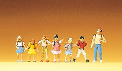 Preiser 10181 School Children HO Gauge Figures