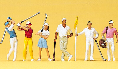 Preiser 10231 Golfers HO Gauge Figures