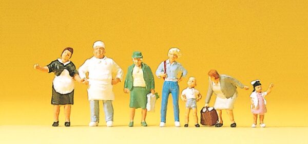 Preiser 10275 Baker Krause & Customers HO Gauge Figures