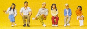 Preiser 10297 Youth Seated HO Gauge Figures