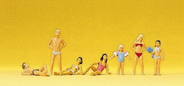 Preiser 10308 Children & Youths at the Pool HO Gauge Figures