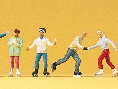 Preiser 10315 Ice Skating HO Gauge Figures