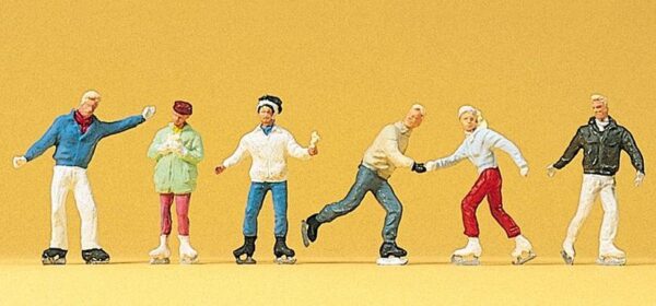 Preiser 10315 Ice Skating HO Gauge Figures