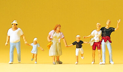 Preiser 10326 Passers-by Hurrying HO Gauge Figures