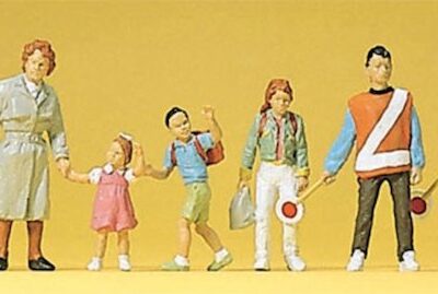 Preiser 10344 School Crossing Patrol HO Gauge Figures