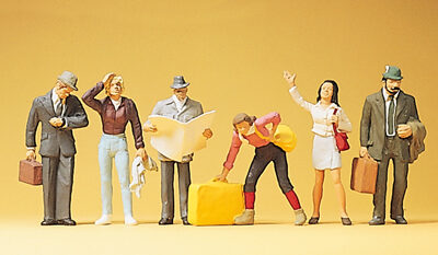 Preiser 10379 Passengers On Platform HO Gauge Figures