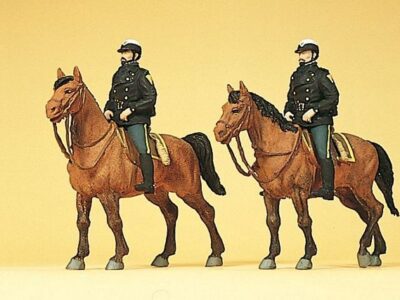 Preiser 10397 US Police on Horseback HO Gauge Figures
