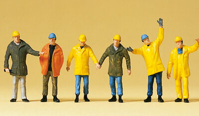 Preiser 10423 Workers with Protective Clothing HO Gauge Figures